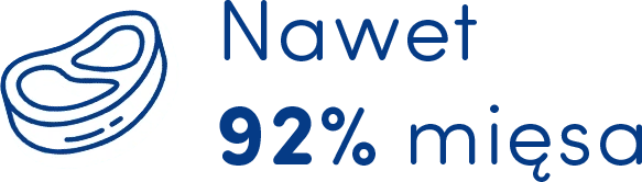 Nawet 92% mięsa